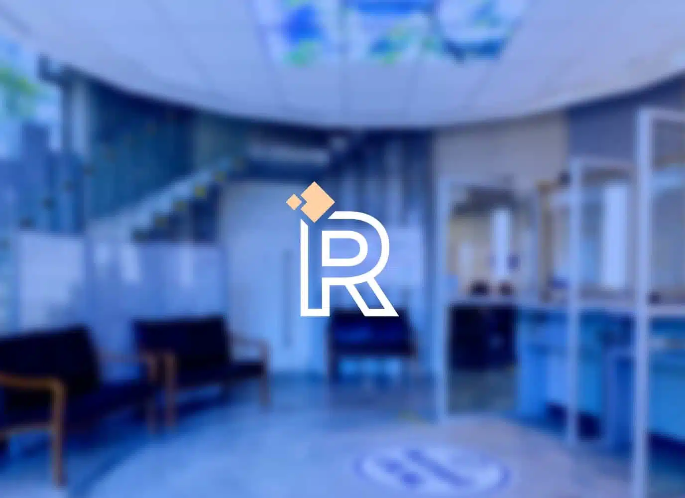Logo du groupe revelis represente un grand R Rouanet | Groupe Revelis