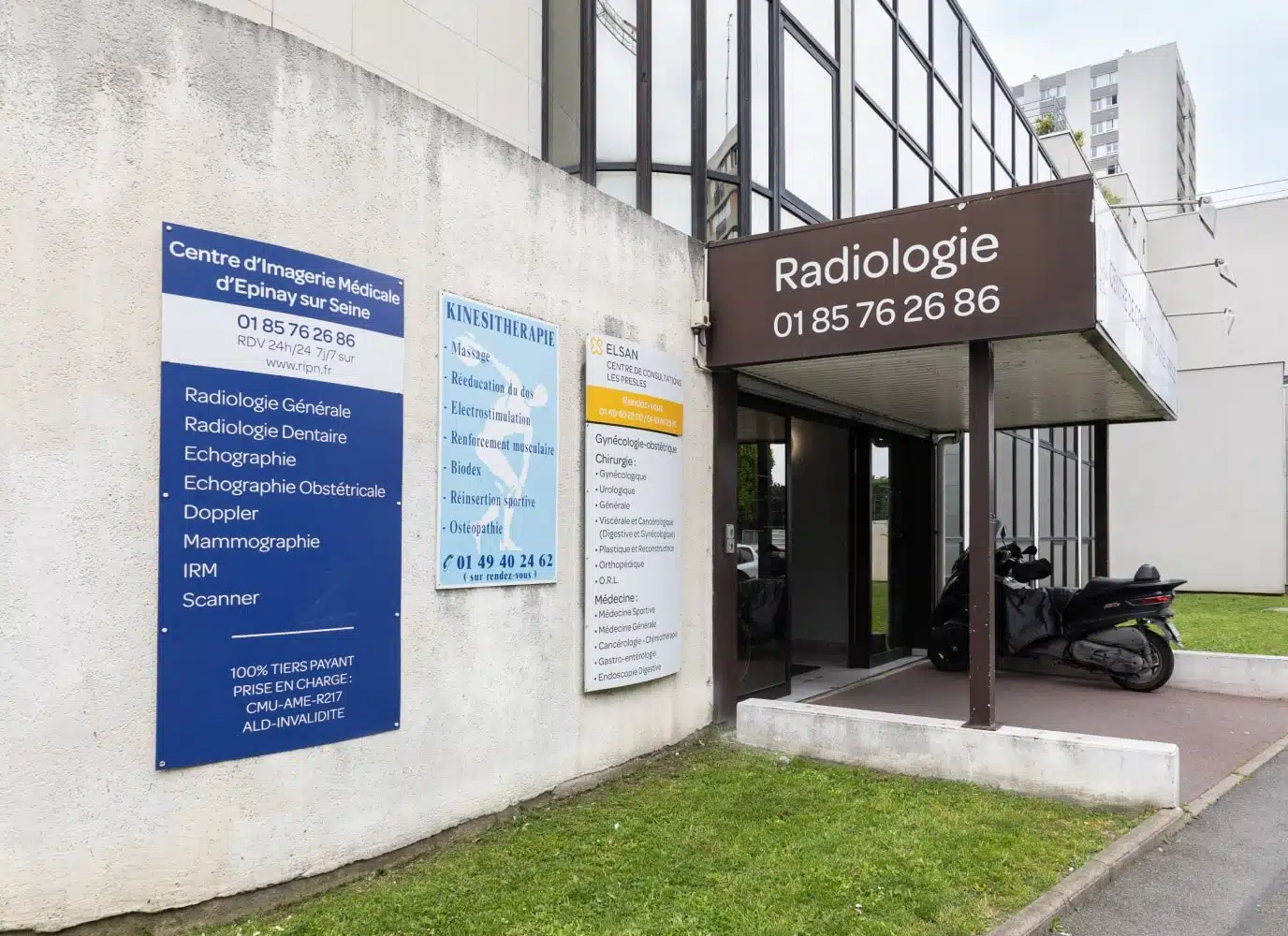 L entree de la radiologie au Centre d imagerie medicale d epinay sur Seine | Groupe Revelis